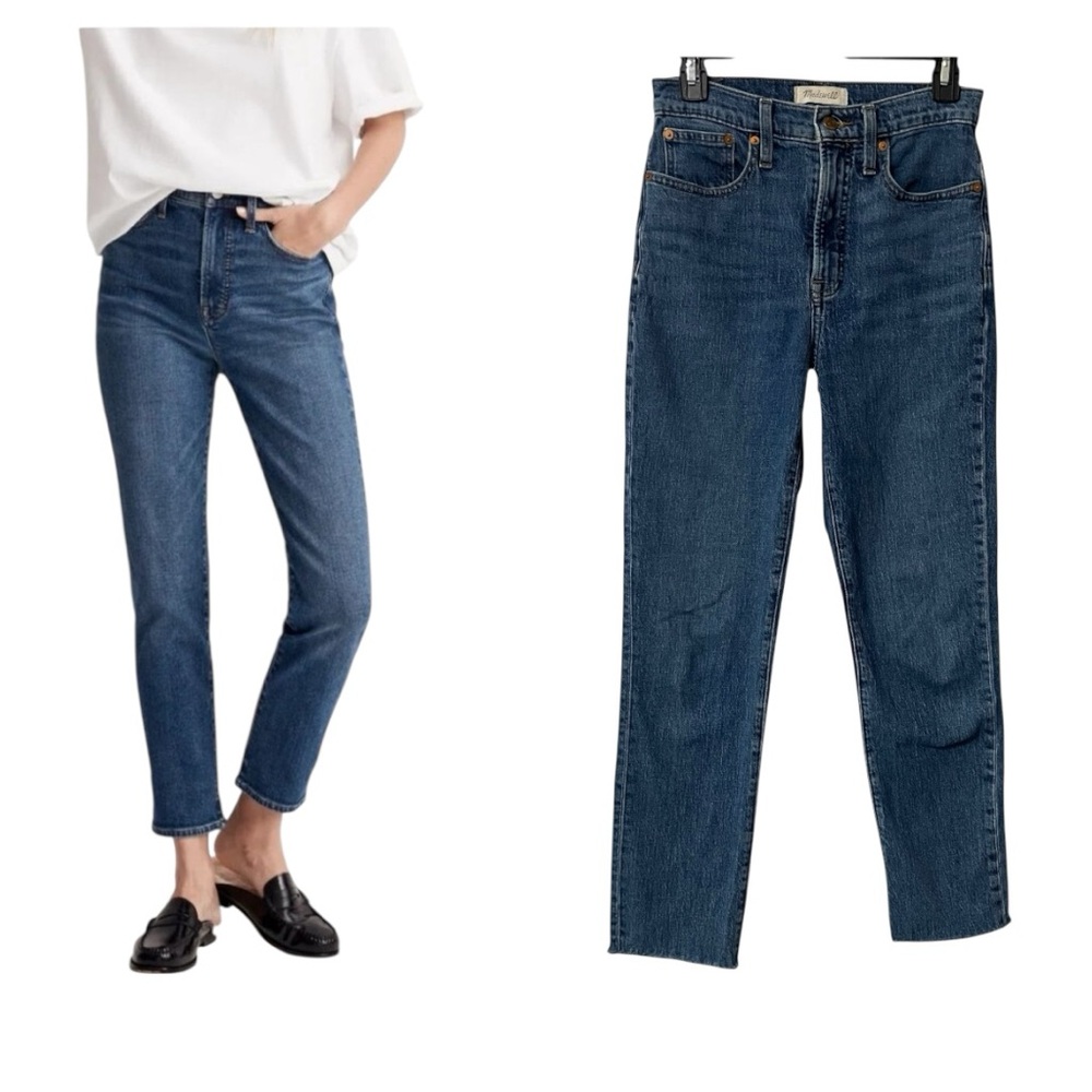 Madewell Jeans The Perfect Vintage Jean Blue High Rise Stretch Size 26